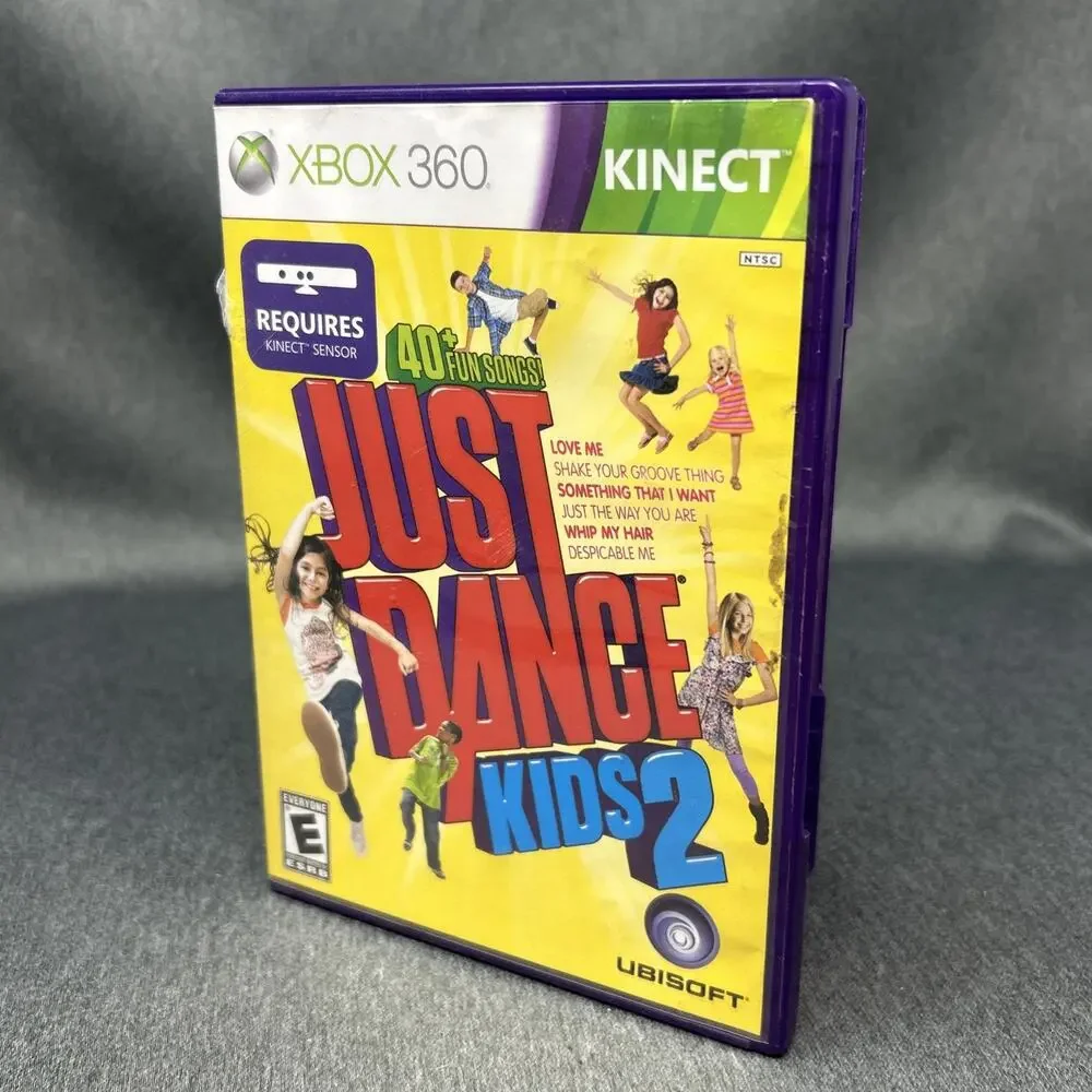2011 Just Dance Kids 2 Xbox 360 Kinect Game CIB Complete Kids Dance Party READ